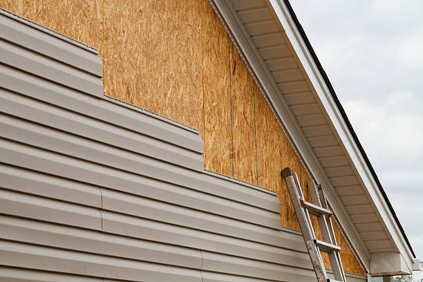 Professional Siding Repair technician working in Timberlake, NC